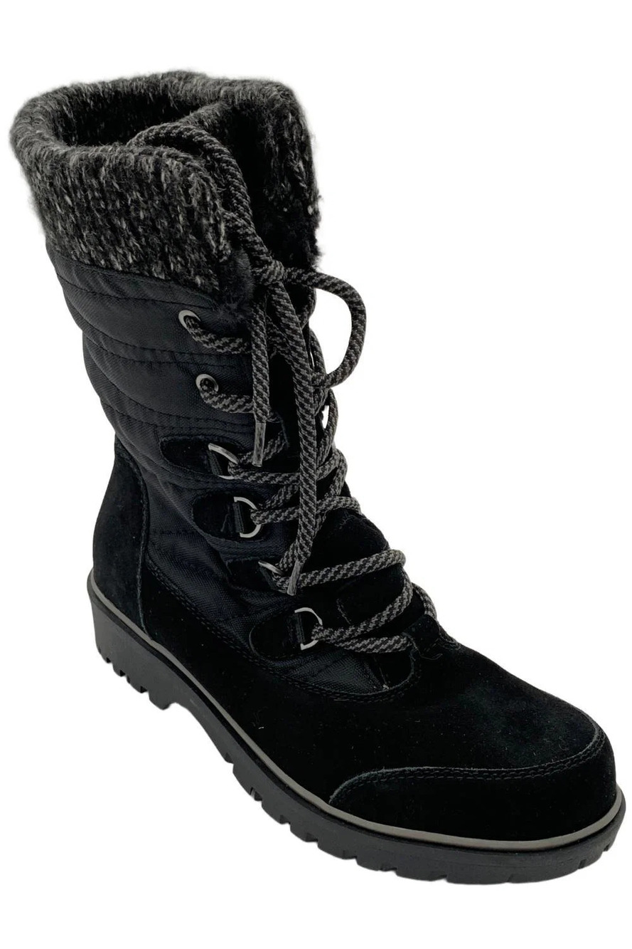 Baretraps Women's Sierra Waterproof Mid Calf Boot Black - Medium